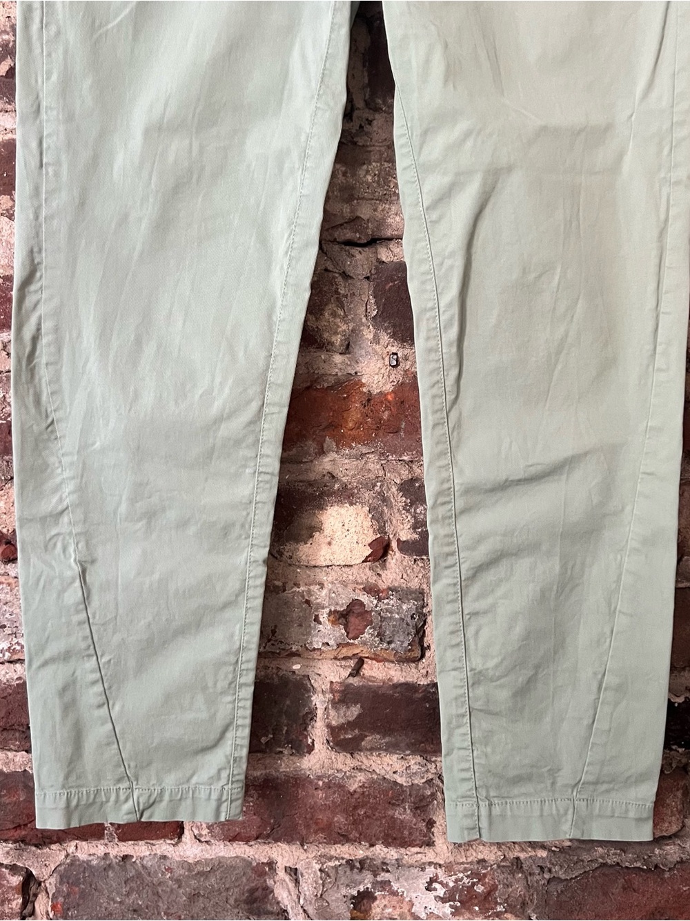 Anthropologie scout slim pleated pants Sage Green - Picture 2 of 10